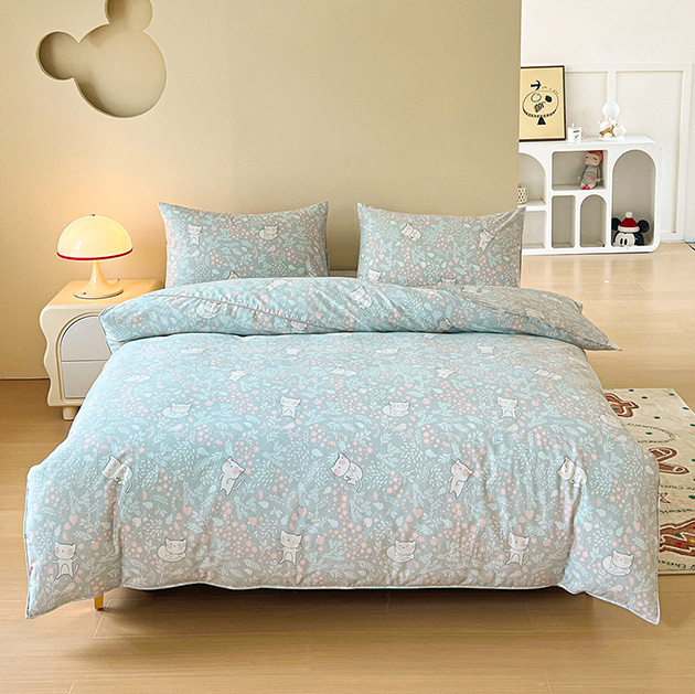 60支長纖絲光棉床包