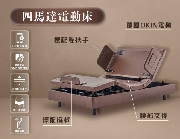 四馬達醫療床